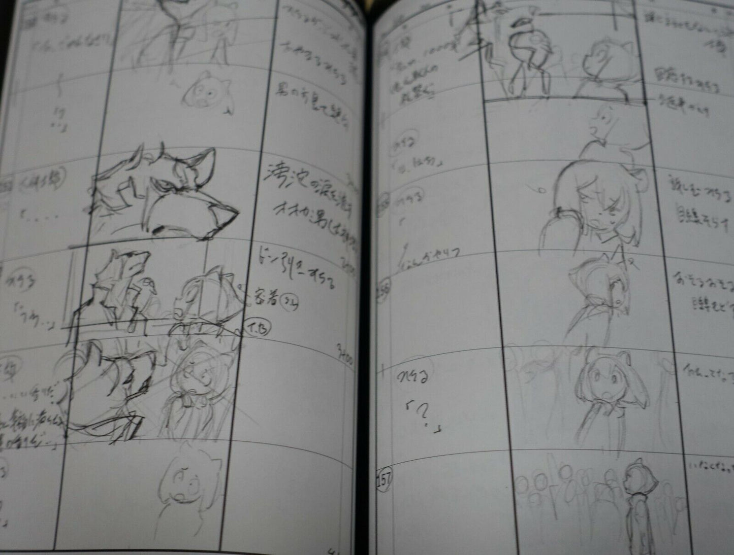 BNA Animation ep1 CONTE BOOK STORY BOARD ART BOOK Yoh Yoshinari Hiroyuki Imaishi 