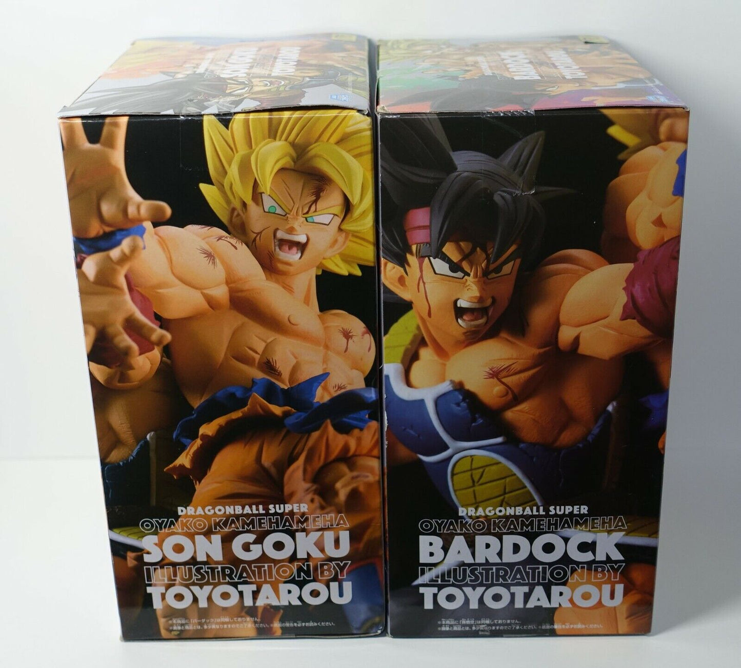 Banpresto Dragon Ball Toyotarou Design Figure Goku & Bardock Statue 
