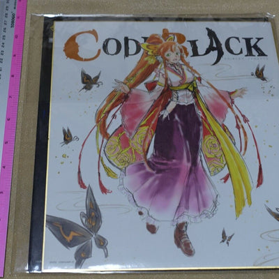 Code Geass Code Black Shikishi Art Board 27x24cm Shirley 