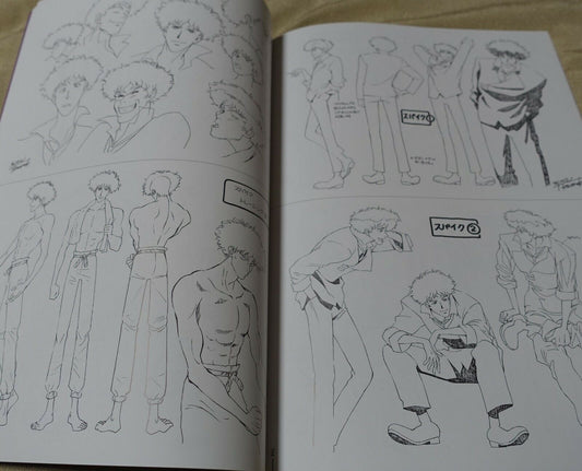 The Design Works of TOSHIHIRO KAWAMOTO Animation Work Book Cowboy Bebop etc 
