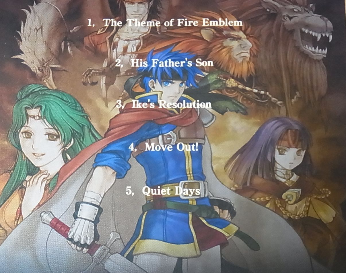 FIRE EMBLEM Souen no Kiseki Premium SOUND TRACK NOT FOR SALE 