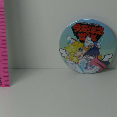 World of Hiroyuki Imaishi Expo Steel Badge Panty and Stocking 