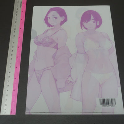 Yom Ganbare Doki-chan Douki Chan PIN-UPS Color Art Book & PVC Art Sheet 