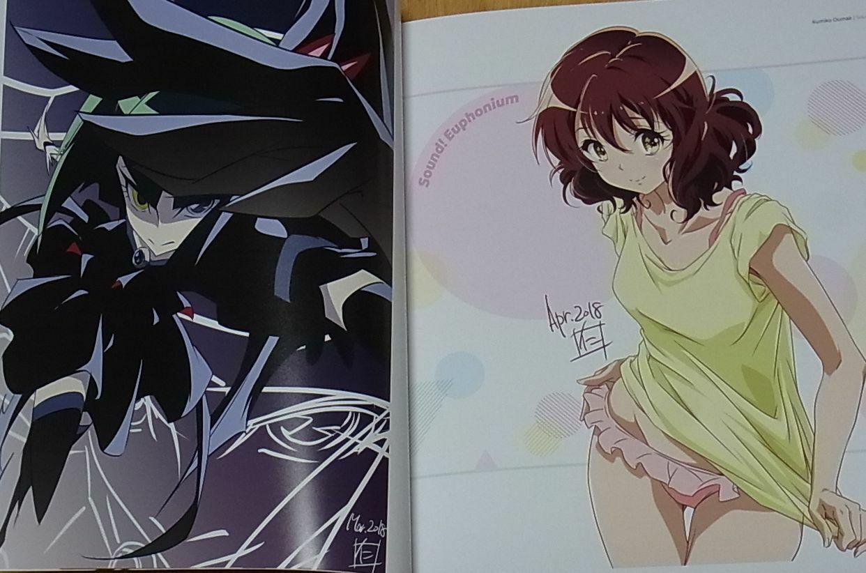 Manabu Nii Color Illustration Fan Art Book AD2017-2018 Precure Euphonium etc 