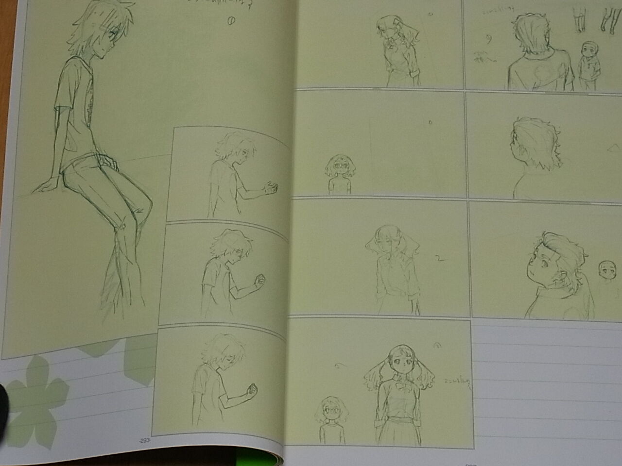MASAYOSHI TANAKA Movie Ano Hi Kaita Shuseisyu Ano Hana Material Art 298page 