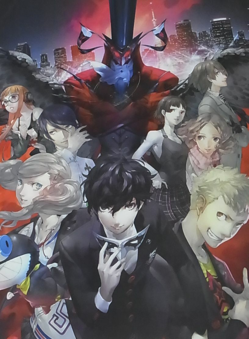 Persona5 Visual Clear A3 Size Plastic Poster 4 Pieces Set Persona 5 