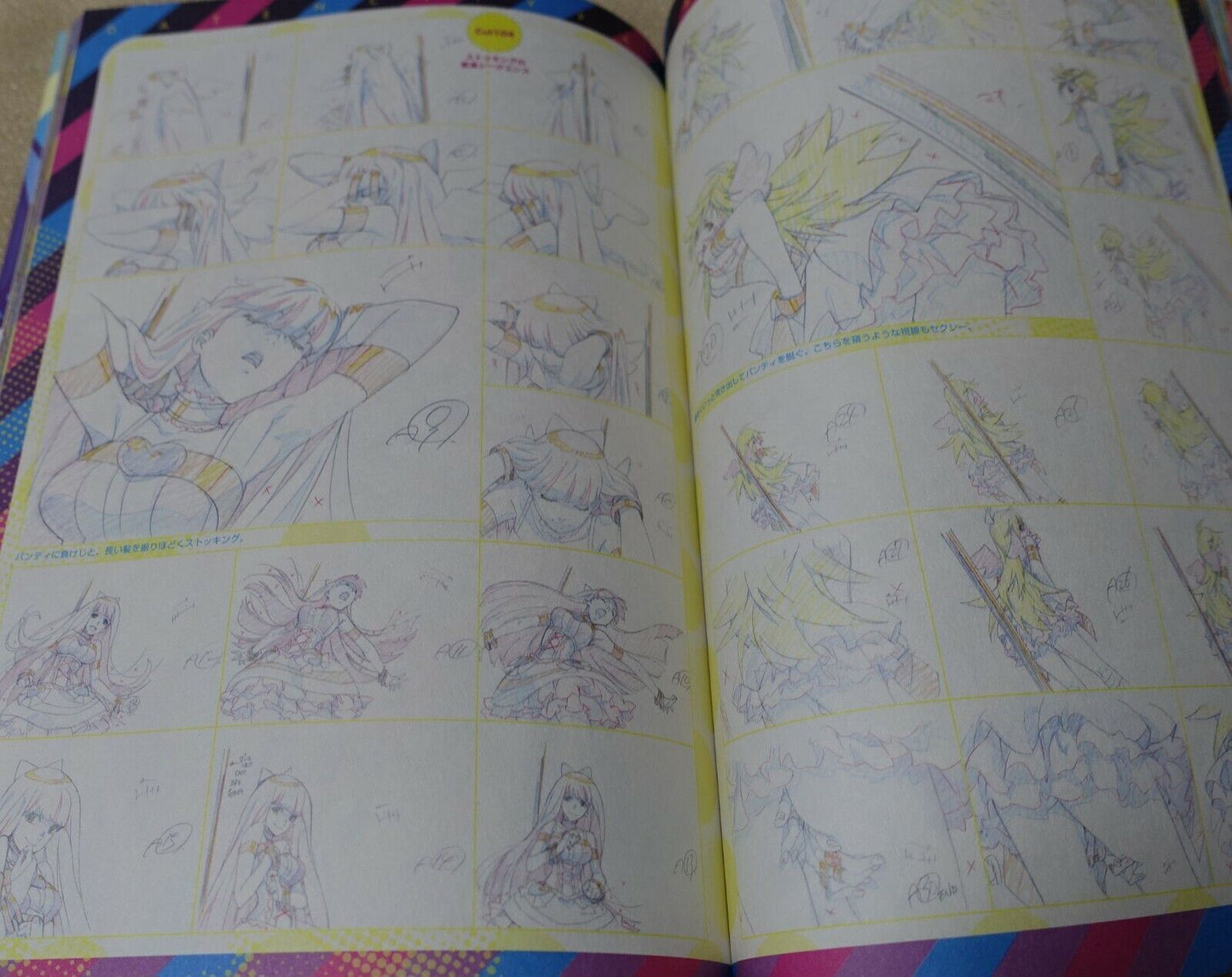 Panty and Stocking Design Data Illustration Art Book DATENCITY PAPARAZZI & 
