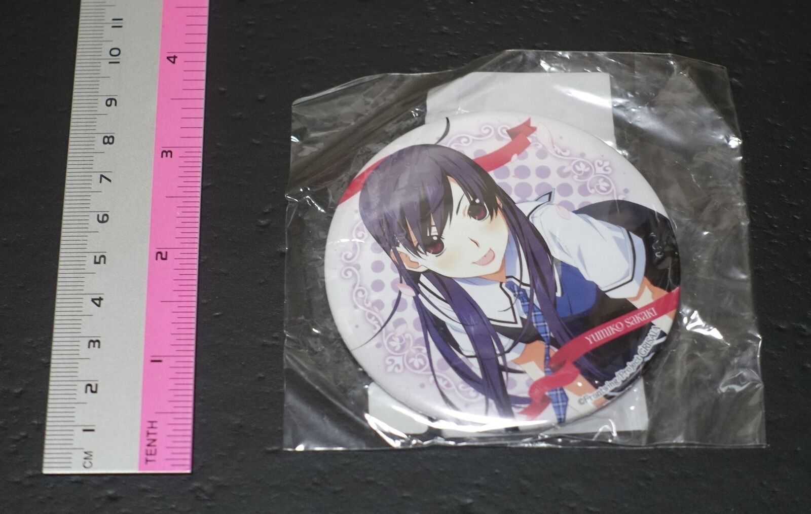 Grisaia Steel Badge Pins YUMIKO SAKAKI 