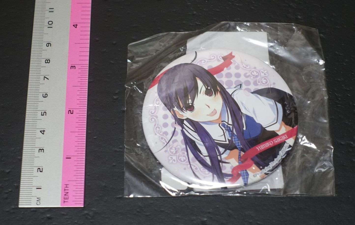 Grisaia Steel Badge Pins YUMIKO SAKAKI 
