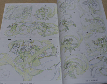 SENKI ZESSHOU SYMPHOGEAR XV KEY ANIMATION ART WORK BOOK SET 