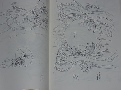 Nagi no Asukara Characters Key Frame Art Collection Girls Side 112page VERY RARE 