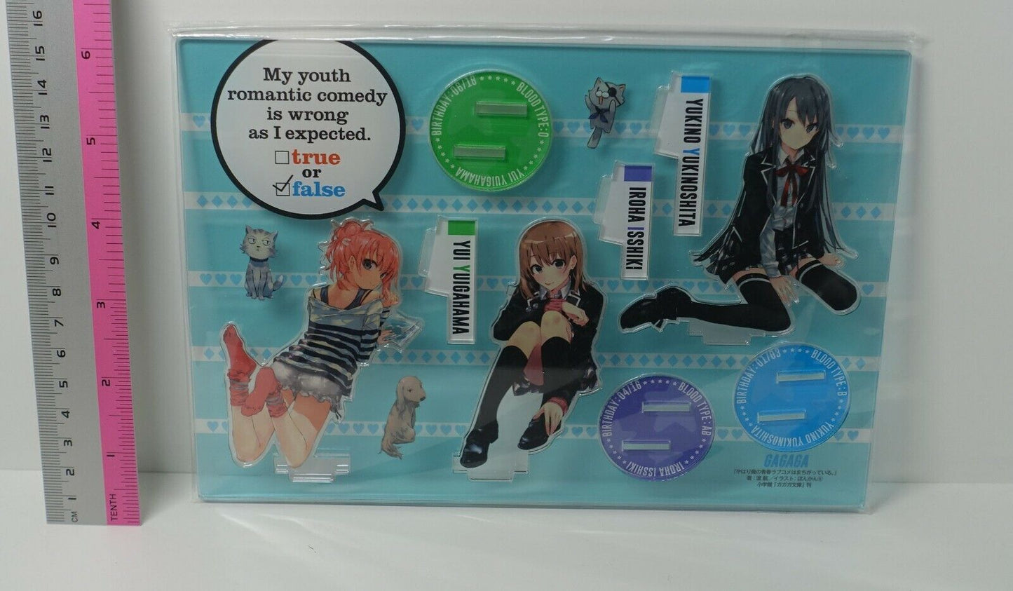 Oregairu My youth romantic comedy is wrong as I expected Acrylic Stand Figure 
