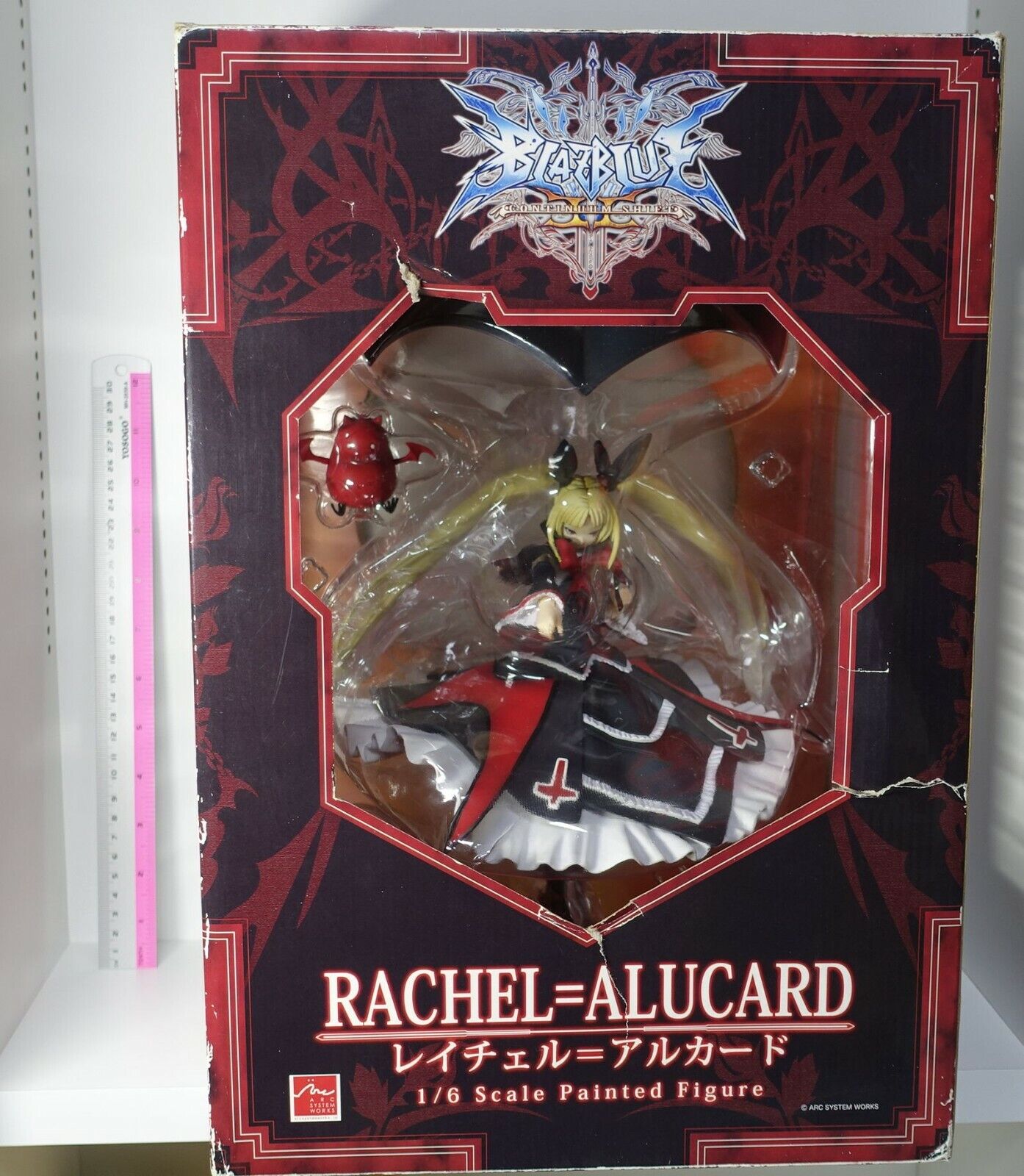 FREEing Blazblue Rachel Alucard PVC Figure 1/6 Scale Damaged Box 