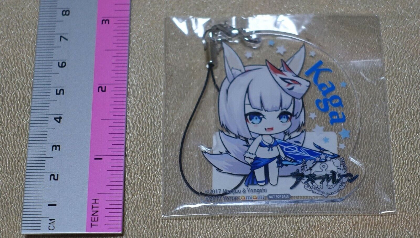 Yostar Azur Lane Kaga Acryl Key Chain 
