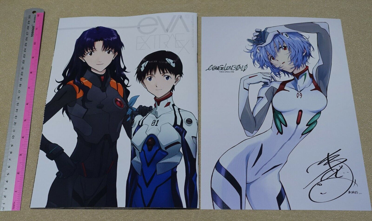 Evangelion Eva extra Staff Art & Prequel Episode of Q Comic with Mini Poster 