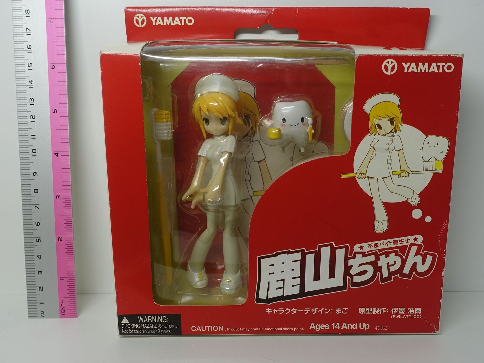 YAMATO BAD DENTAL HYGIENIST SHIKAYAMA CHAN WHITE Figure Statue 
