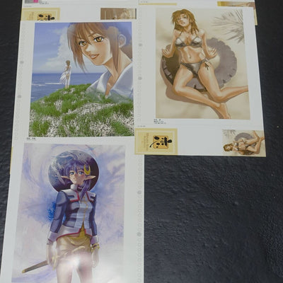 Koio Minato Reversible Art Sheet 8 Set IO Star Ocean 2 