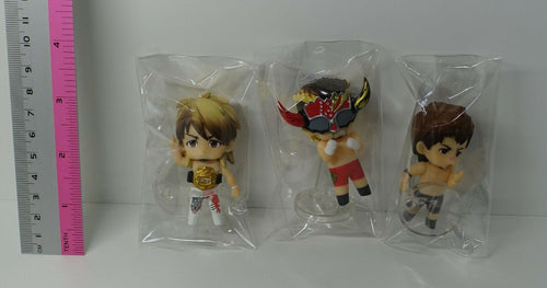 Nendoroid Petit New Japan Pro-Wrestling Tenzan Tanahashi Kojima Set Figure only 