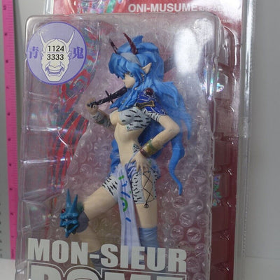 Kaiyodo Mon-Sieur Bome Collection Vol.1 ONI-MUSUME SHE-DEVIL BLUE 