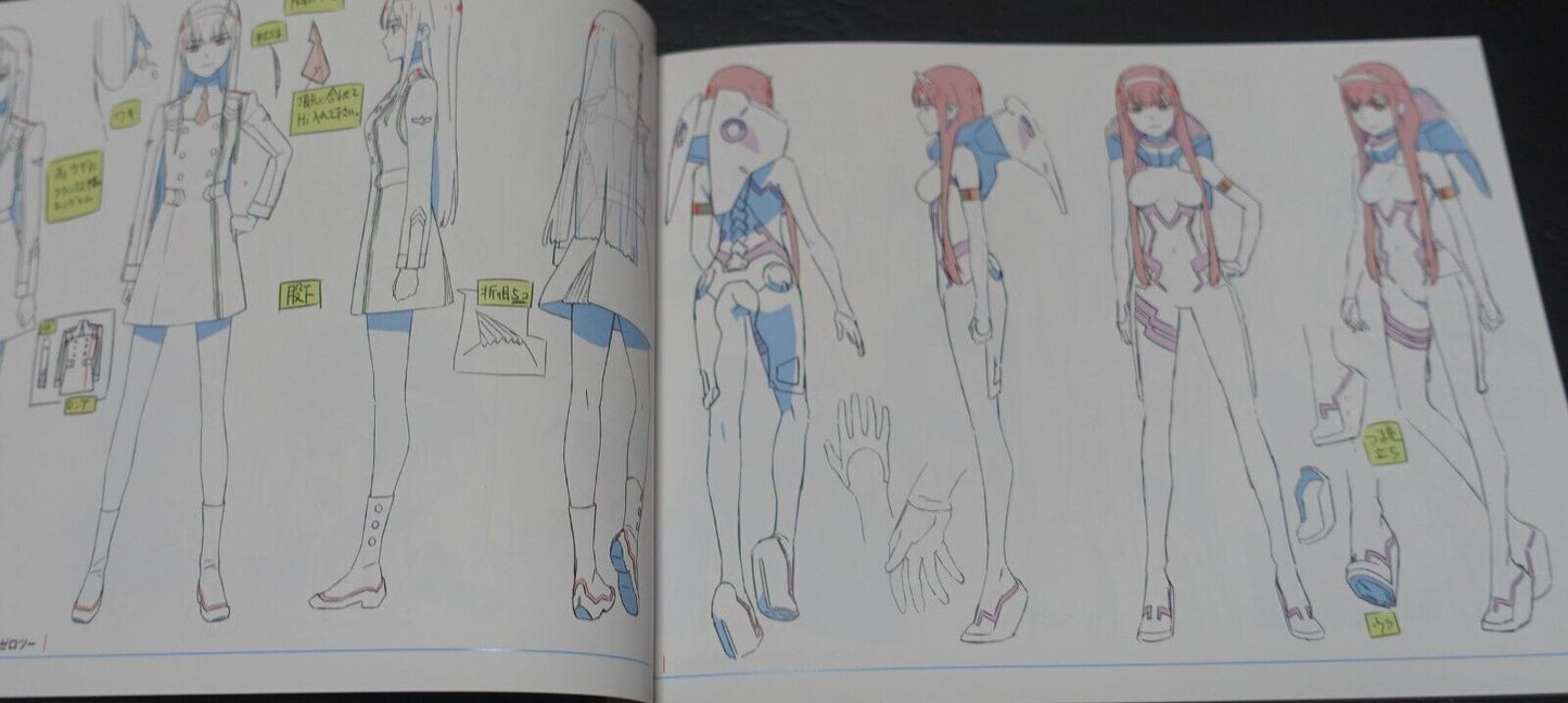 Darling in the Franxx Setting Art Book vol.01-03 Set 