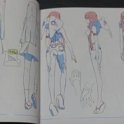 Darling in the franxx Official Complete Material book art comiket anime  trigger