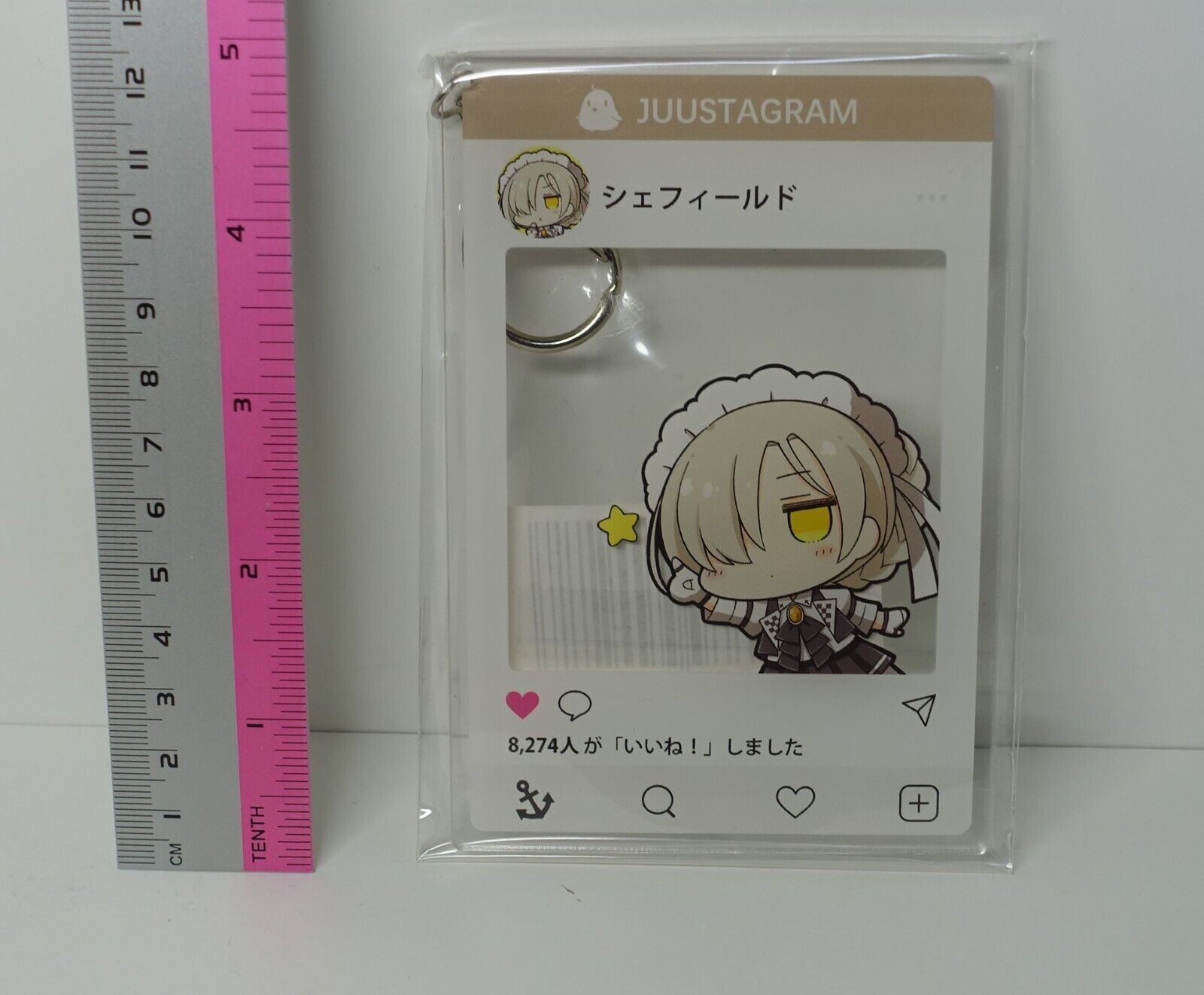 Yostar Azur Lane Acrylic Key Chain Sheffield 