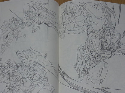 Masami Obari Robot Animation Art Work Book Gravion Gaiking Gaogaigar 