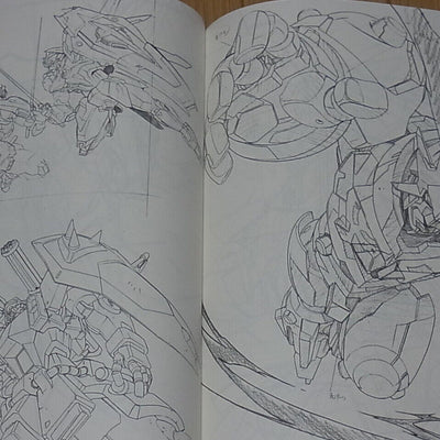 Masami Obari Robot Animation Art Work Book Gravion Gaiking Gaogaigar 