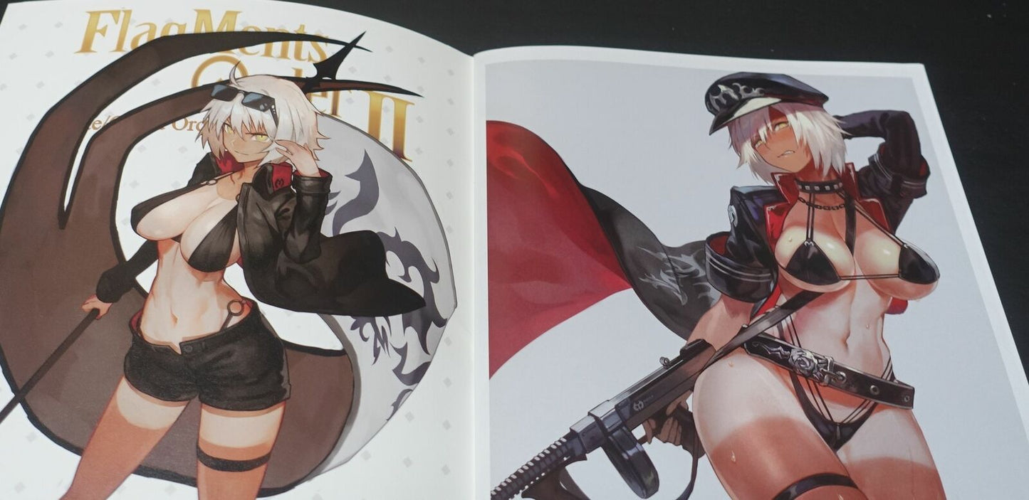 Coffee Shinshi no Heya lack Fate FGO Fan Art Book FlagMents Order 3 Set 