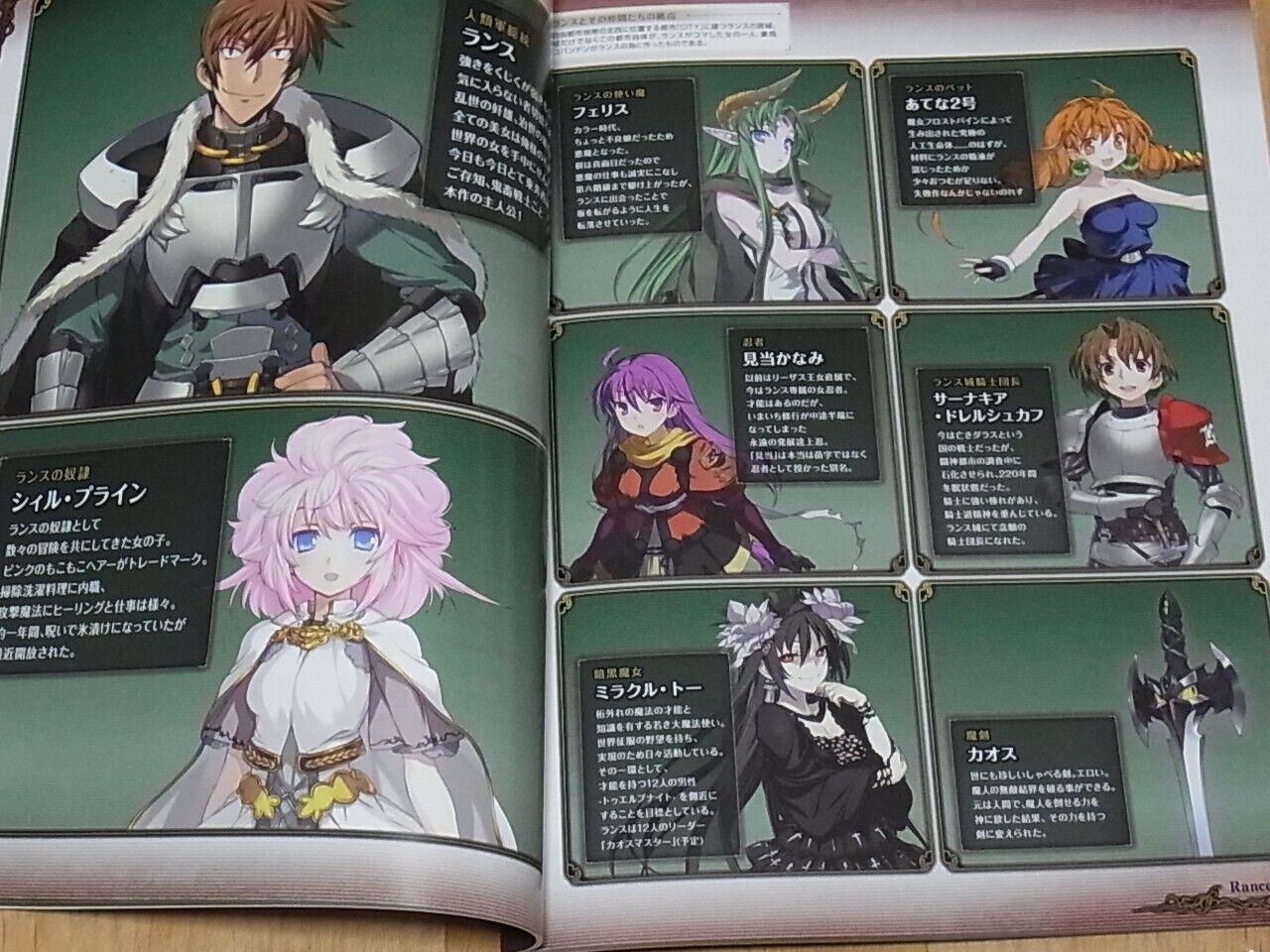 Alice Soft Rance 10 Kessen Offical Setting Art Book 98page 