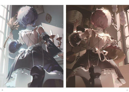 Back drop. Animation Characers Back Silhouette Fan Art Book Se C102 Pre-order 