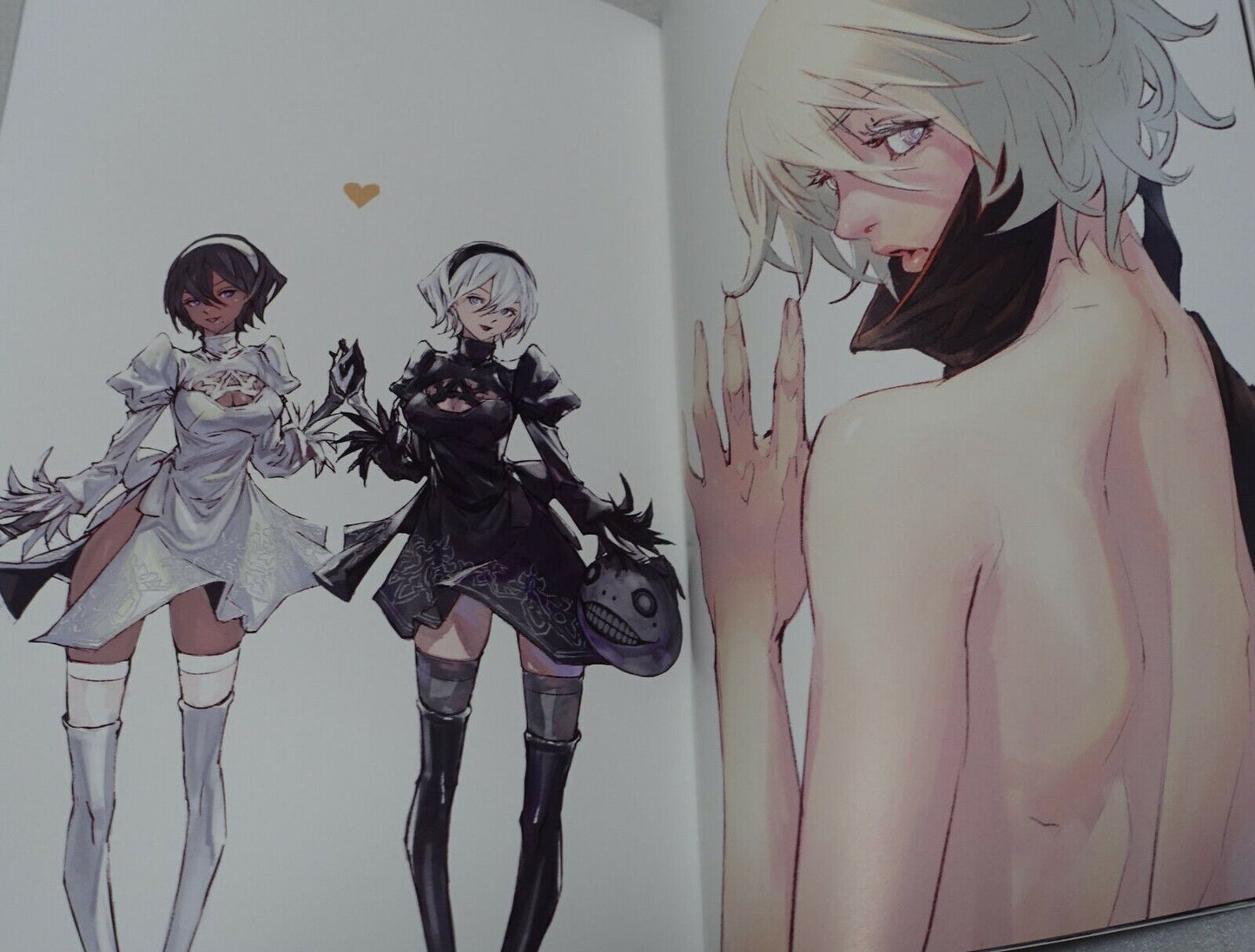 C99 Raita Kazama Nier Automata Fan Art Book Endless End & PVC Art Sheet 