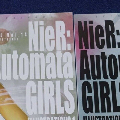 Castlism NieR Fan Art Book NieR Automata GIRLS ILLUSTRATIONS1 & 2 Set 