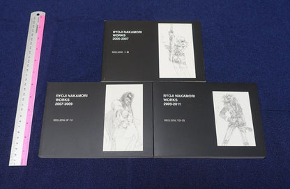 RYOJI NAKAMORI WORKS 2005-2012 HELLSING 1-11 Key Frame art collection book Set 