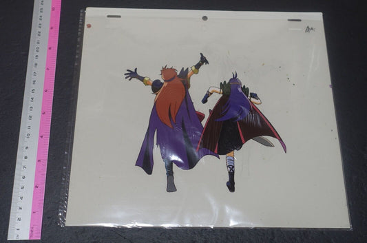 Cel & Raw Key Frame Art The Slayers Rina & Naga D12 Japanese Animation 
