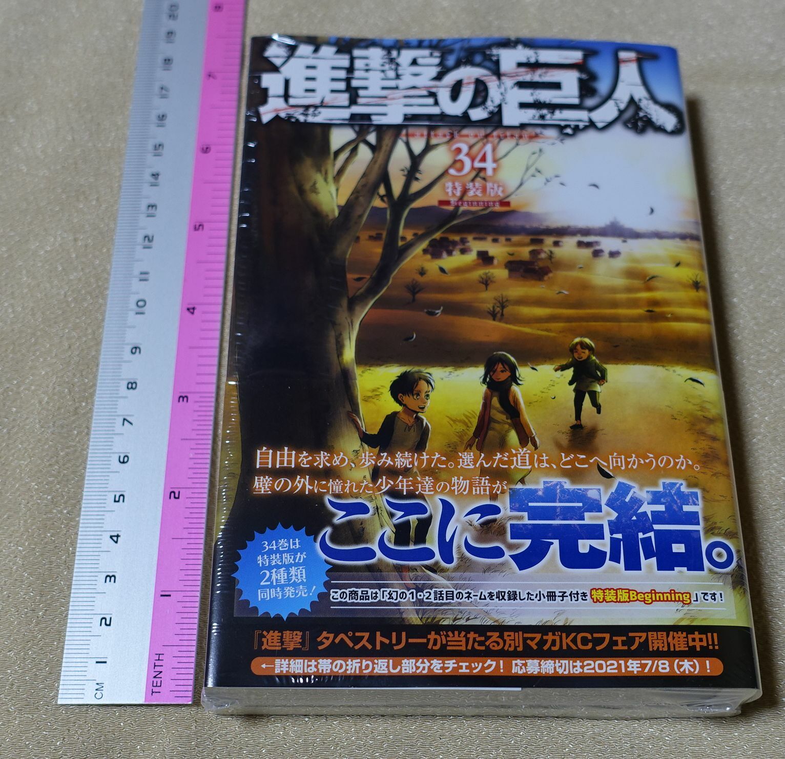 Attack on Titan Final Volume 34 Special Edition Beginning 