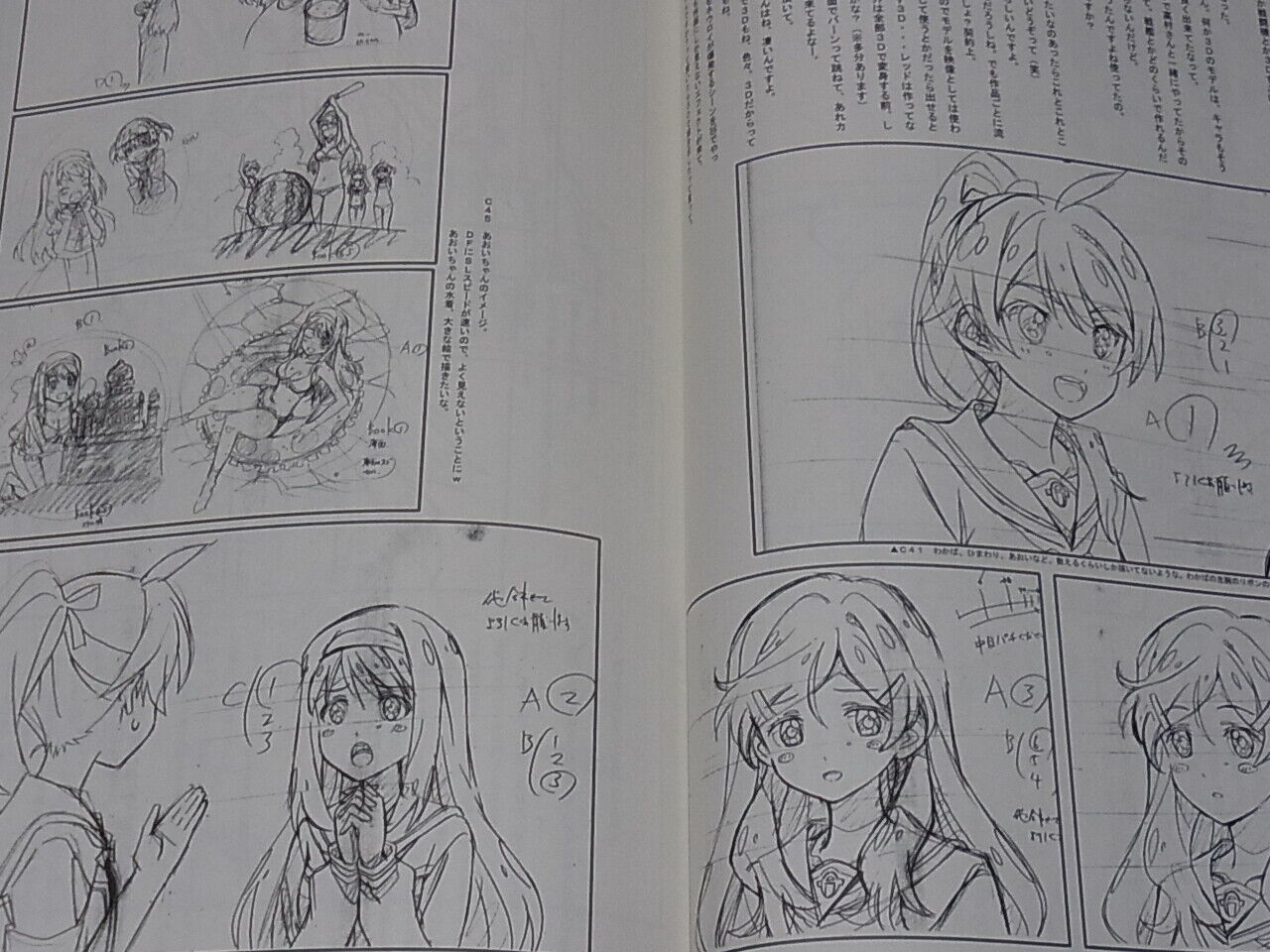 Satoshi Yamaguchi Vividred Operation Key Frame Art Book Satosute2013 106page 