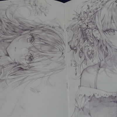 Sashiminekoya Momoko hololive Hakui Koyori Designer's Art Book Sketch Book C101 