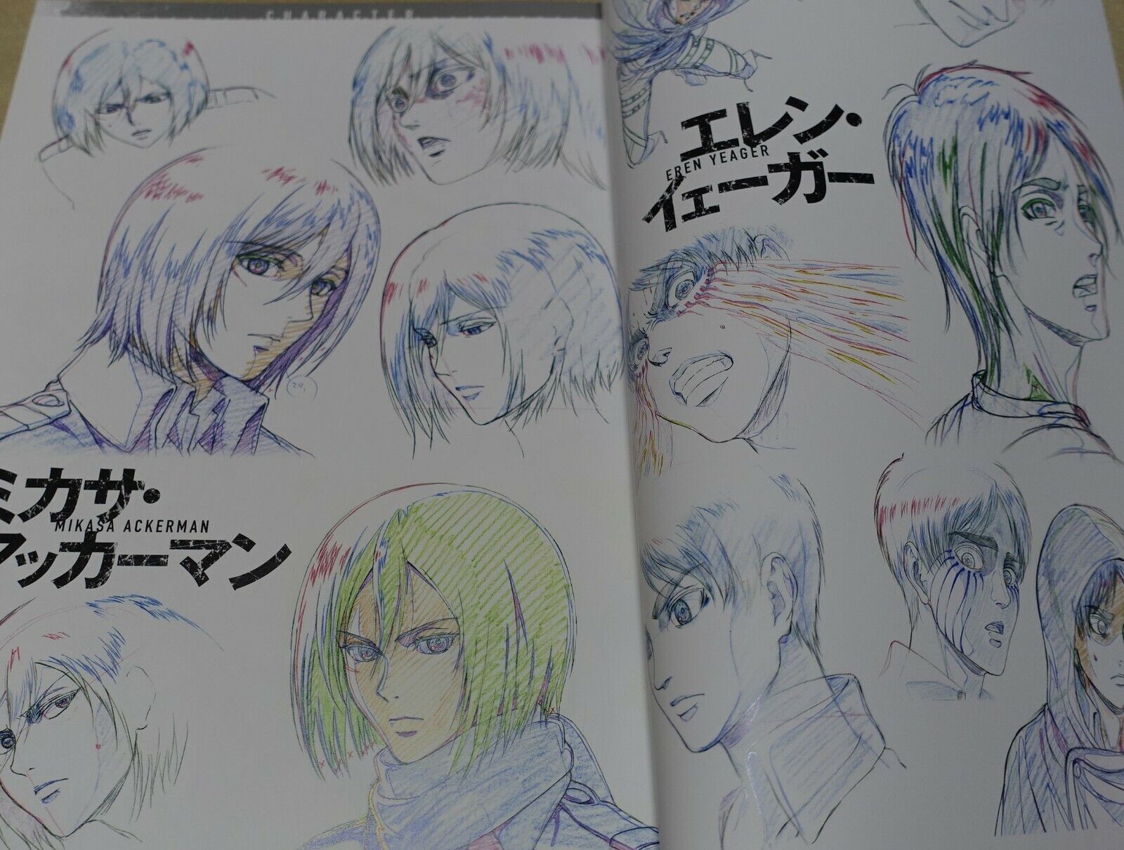 Attack on Titan Animation Season 3 Key Frame Art Work Book vol.2 with Art Card 