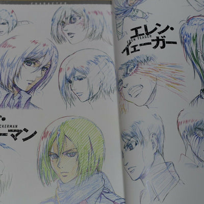 Attack on Titan Animation Season 3 Key Frame Art Work Book vol.2 with Art Card 