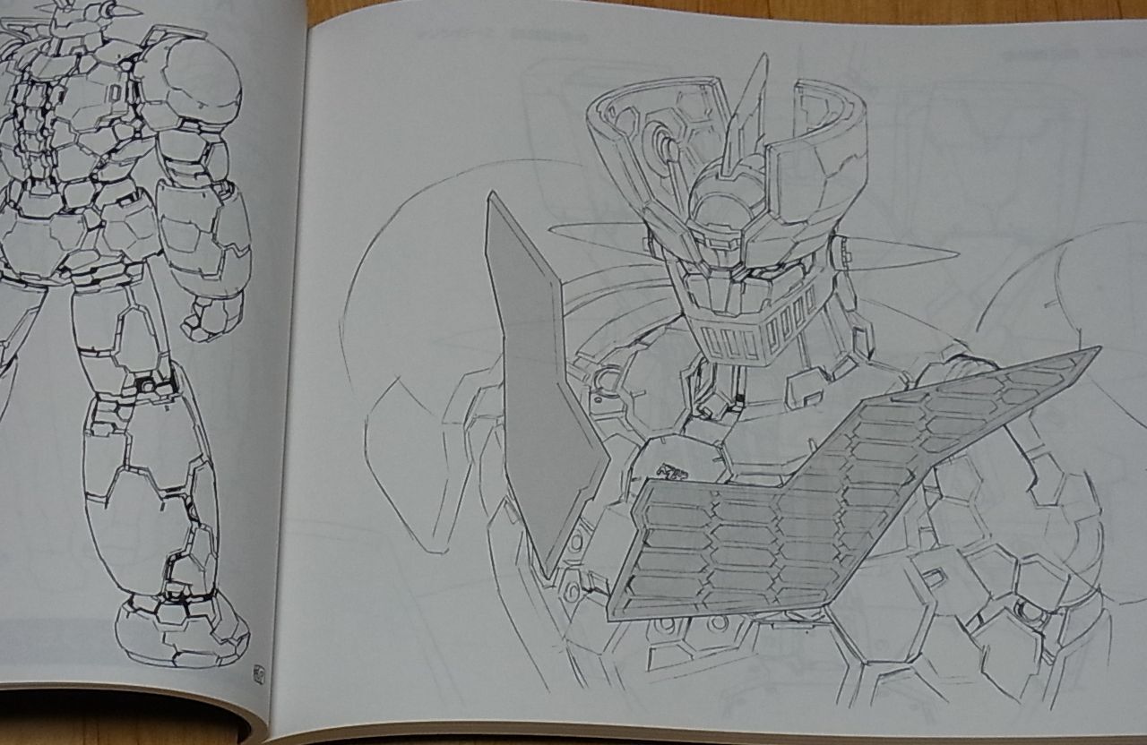 MAZINGER Z INFINITY Movie Character & Mechanic Setting Art Book 206page 
