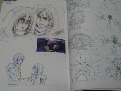 Attack on Titan Season 2 Key Frame Art Work Book with Kyouji Asano Signature 