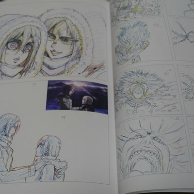 Attack on Titan Season 2 Key Frame Art Work Book with Kyouji Asano Signature 