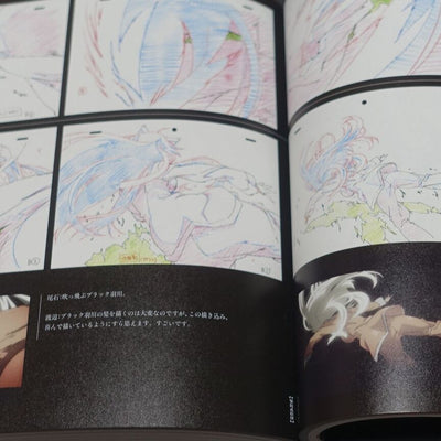 Bakemonogatari Key Animation Note Ge 4 books total 1200page 