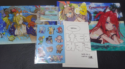 Arco Wada Beast Girls Art Book Kemomimizugi 3 & Event Exclusive Goods Set 
