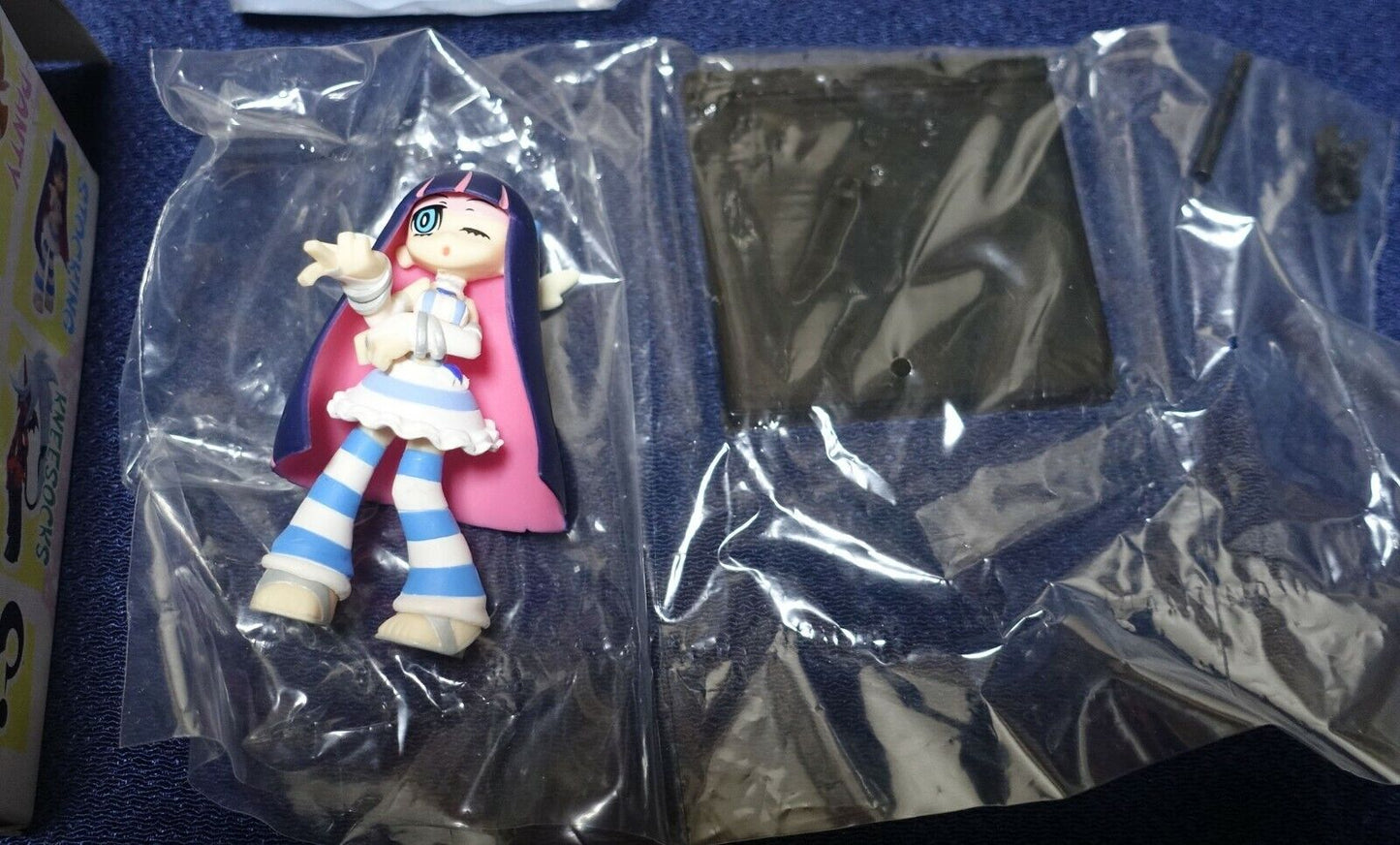 Panty and Stocking with Garterbelt Stocking Figure & Back Ground Card with box 