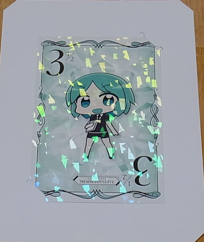 Houseki no Kuni Land of the Lustrous Character Card PHOSPHOPHYLITE 