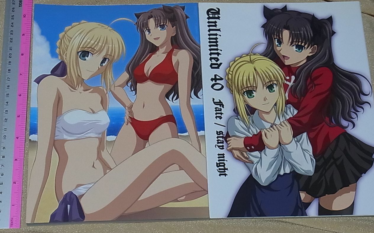 CLUB40 Animation Fate Key Frame Art & Visual Art Book Set 