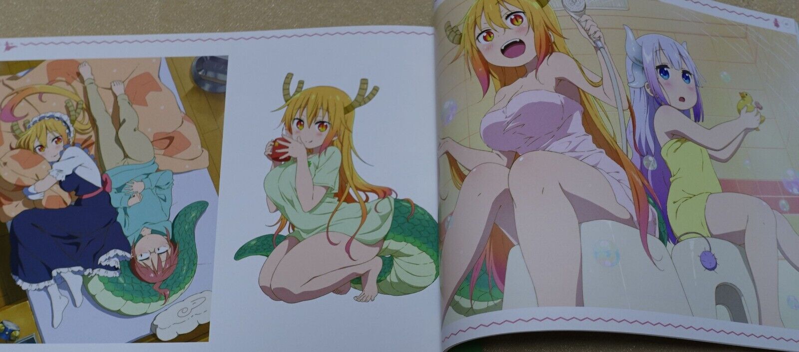 Kyoto Animation Miss Kobayashi's Dragon Maid Setting & Key Frame Art Book Set 
