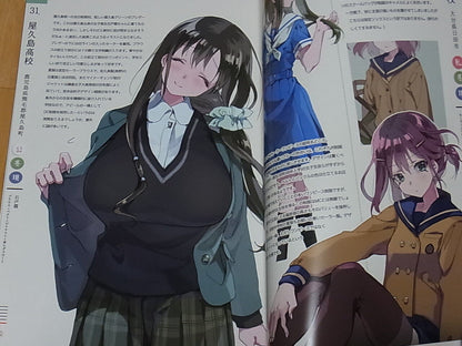 Kanmuritokage Saki & Japanese School Uniform Fan Art Book 05 complete version 